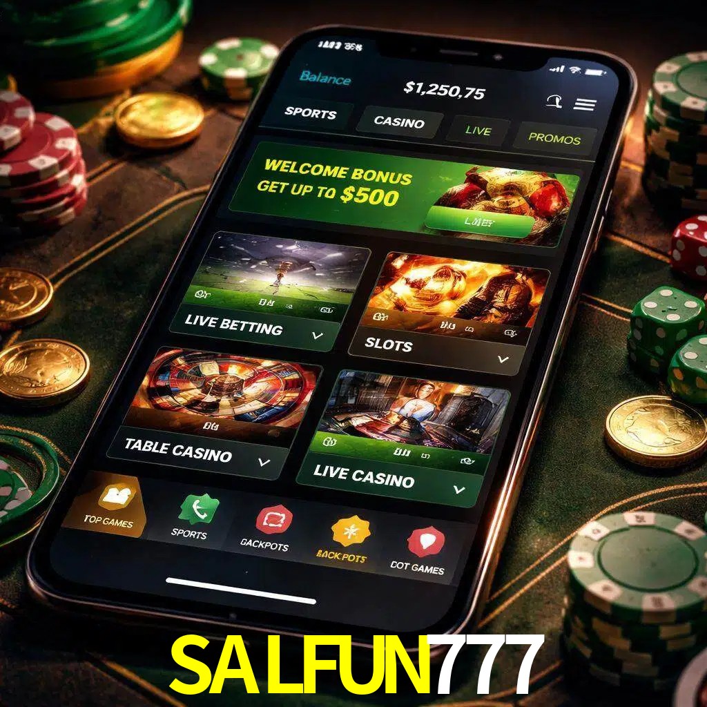 Diseño de juegos móviles SALFUN777 para usuarios en México